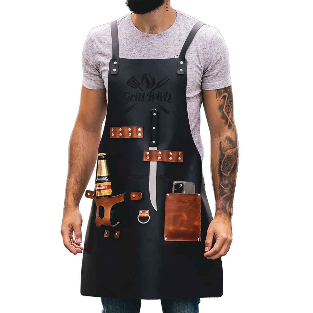Bartender leather apron